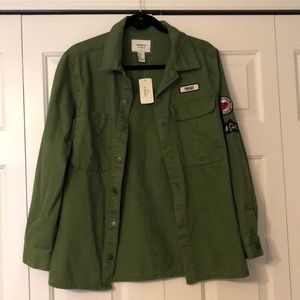 Forever 21 Jackets & Coats - NWT oversized military jacket w/ patches Forever 21 Jackets & Coats - NWT oversized military jacket w/ patches
